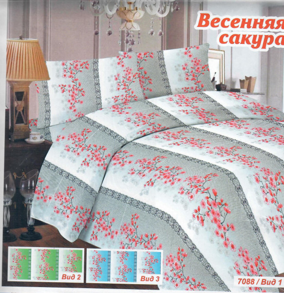 Купить Комплект постельного белья Весенняя сакура (бязь) на Неженке