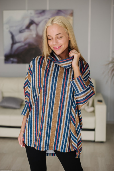 Купить Туника Т 125/2 (разноцветные полосы) на Неженке
