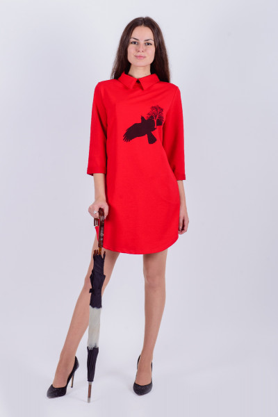Купить Платье П 615 (ворон) на Неженке