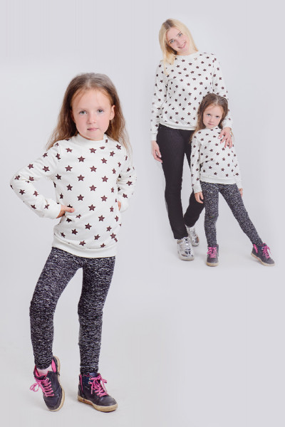 Купить Детский свитшот "Звездочка" ДТ 216 Family look на Неженке